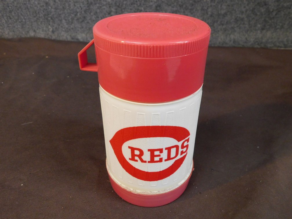 Cincinnati Reds Plastic Thermos