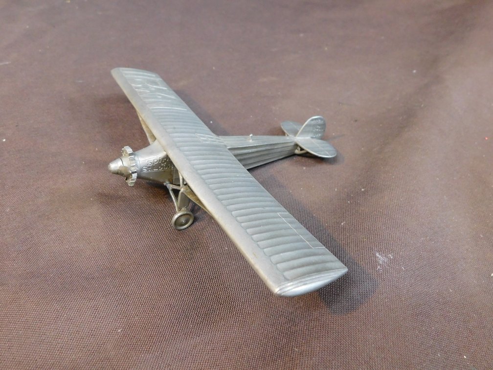 Pewter Spirit of St. Louis Plane
