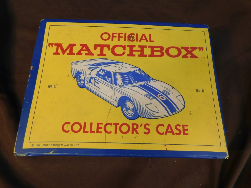 Vintage 1966 Matchbox Collector's Case with Some Cars