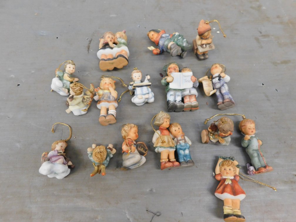 Lot of 17 Goebel Hanging Ornaments