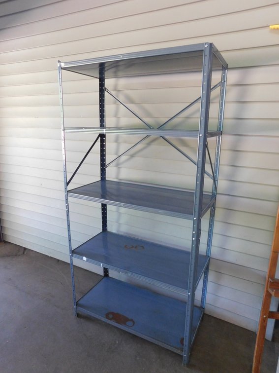 Light Duty Metal Shelf 36" x 17 1/2" x 72" T