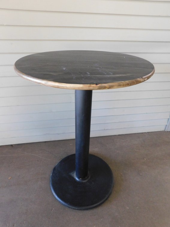Metal Base Bar Table 30" x 41 1/2" T