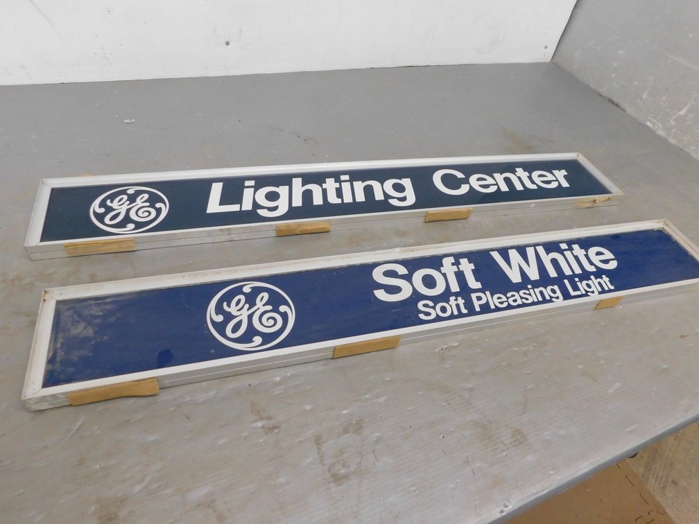 GE Soft White Signs 7" x 49"