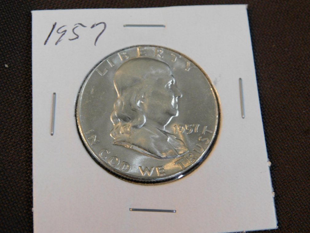 1957 Franklin Half Dollar