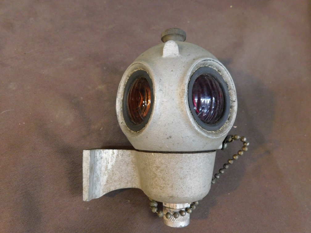 Vintage PYLE Railroad Caboose Marker Light Lamp