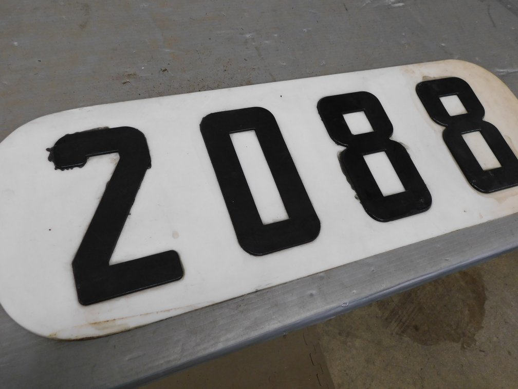 2088 Acrylic Sign 30 1/2" x 11"