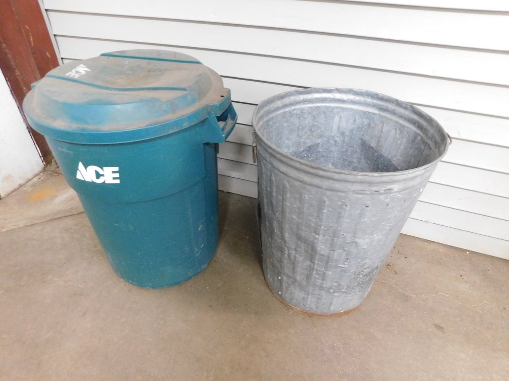 Two Trash Cans