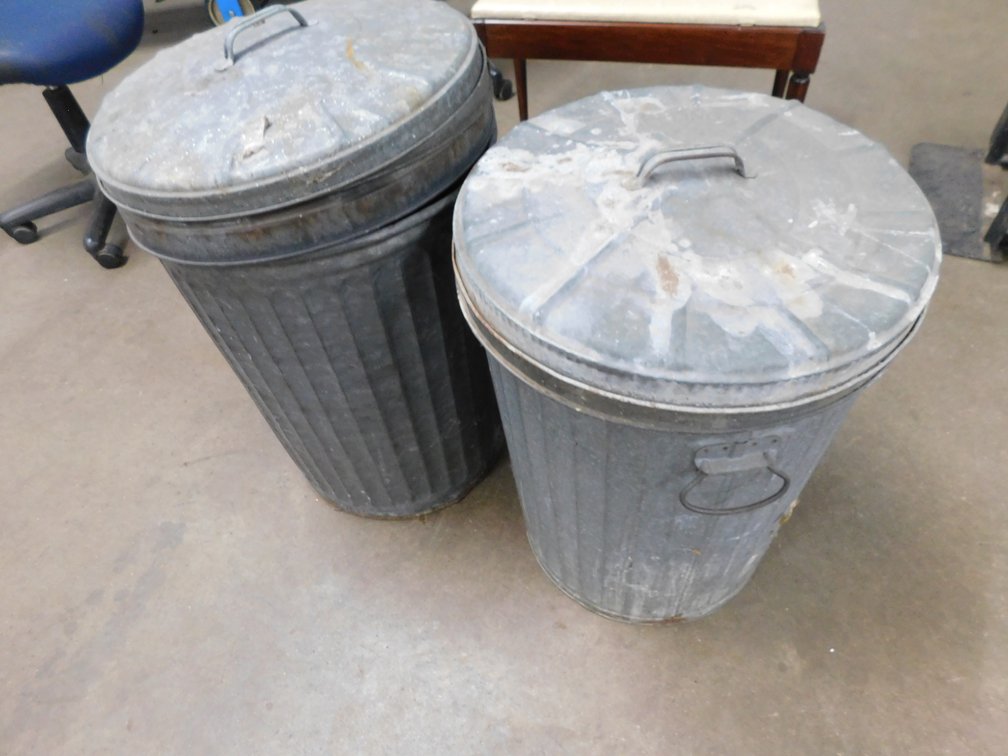Metal Trash Cans