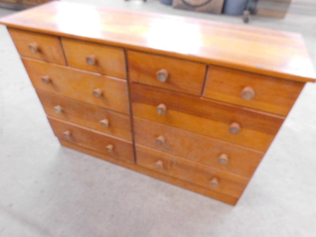 Wood Dresser 40" x 15" x 34"T