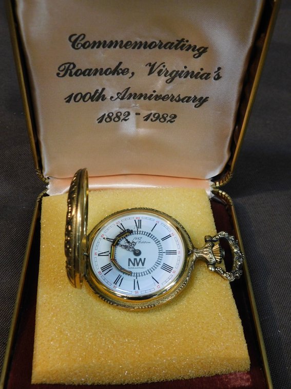 Limited Edition 1981 Norfolk and Western Pocket Watch No. 389 of 2500