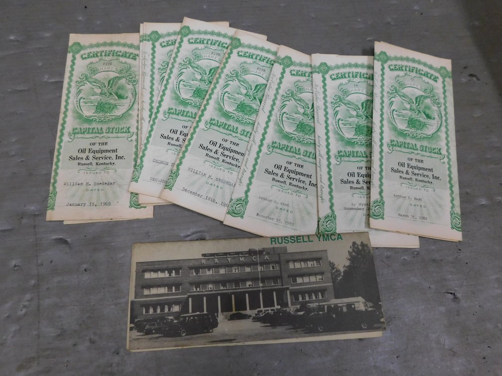 Vintage Russell, Kentucky Paper Memorabilia