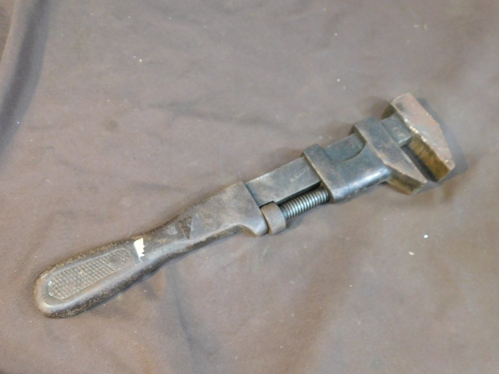 Vintage New York Central Railroad Adjustable Monkey Wrench