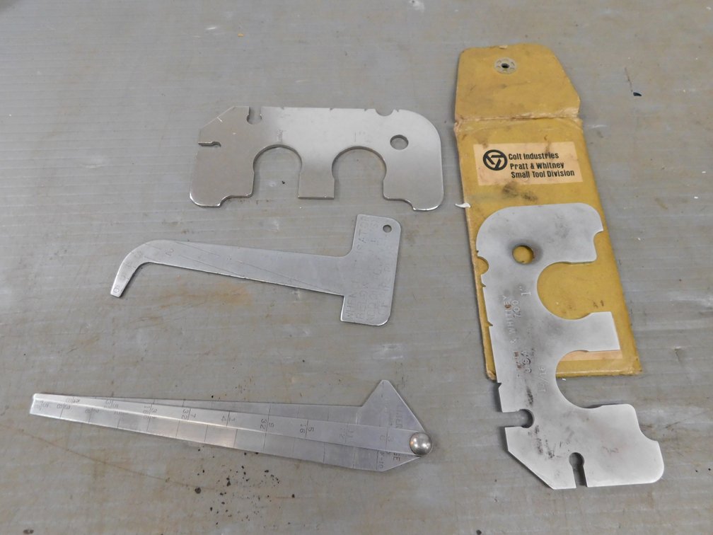 Assorted Gauges, Fuel, Paper, Journal Collar and Filling Gauge