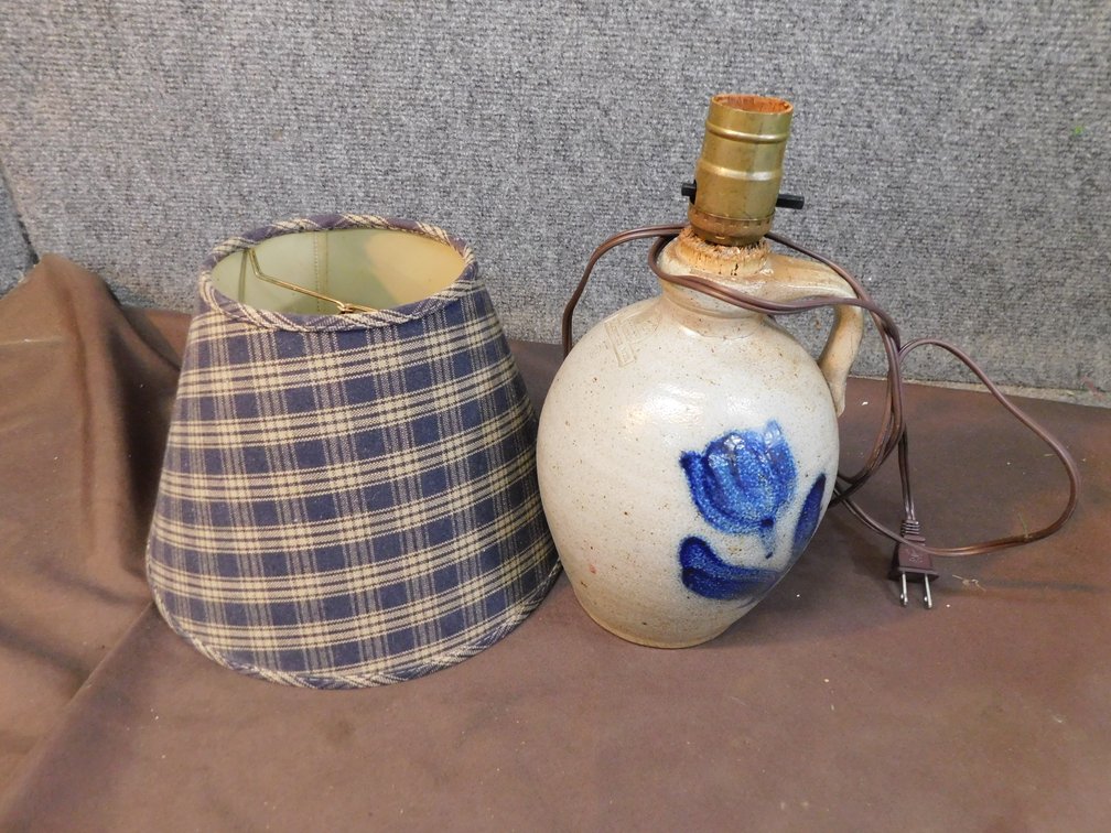 Ceramic Desk Lamp 12 1/2" T