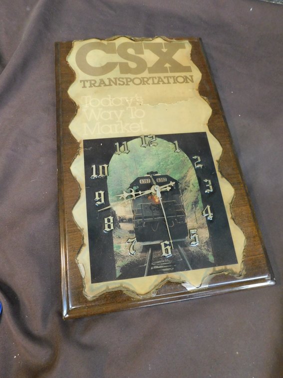 CSX Transportation Clock 16" x 10"
