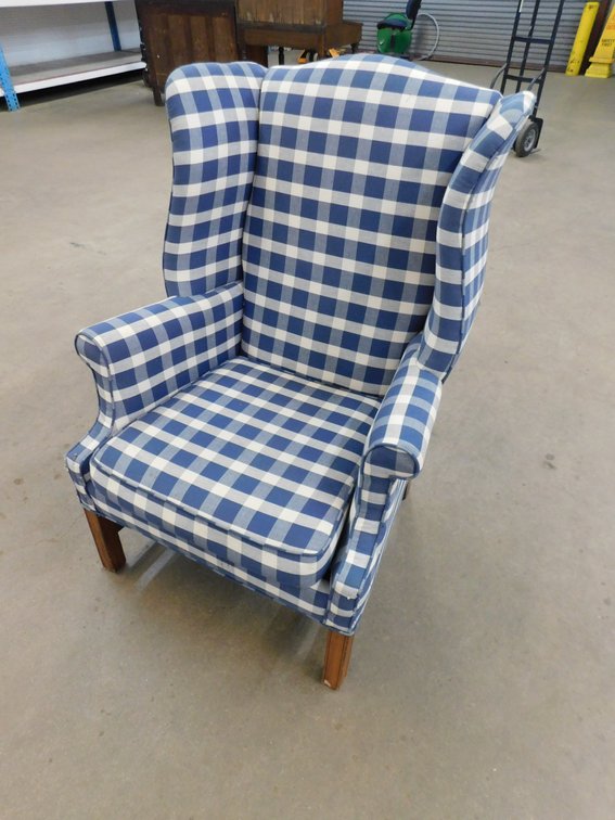 The Country Touch Winged Back Chair, Does have some Damage on back