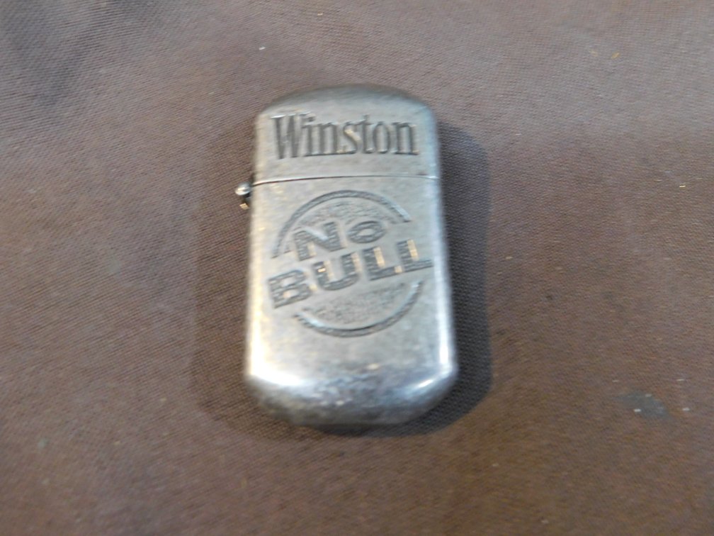 Vintage Metal, "Unused" Winston Lighter