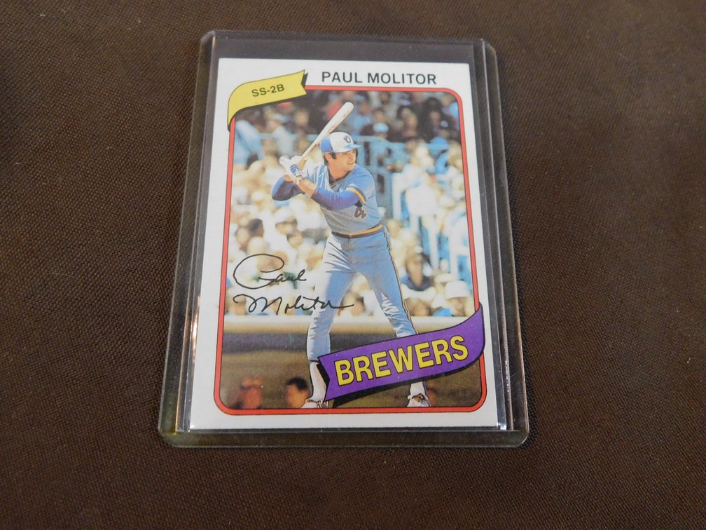 1980 Topps, Paul Molitor Ball Card #406