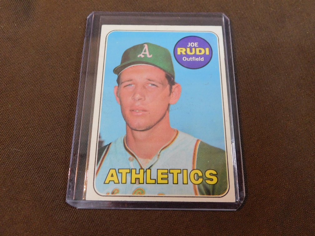 1969 Topps, Joe Rudi Ball Card #587