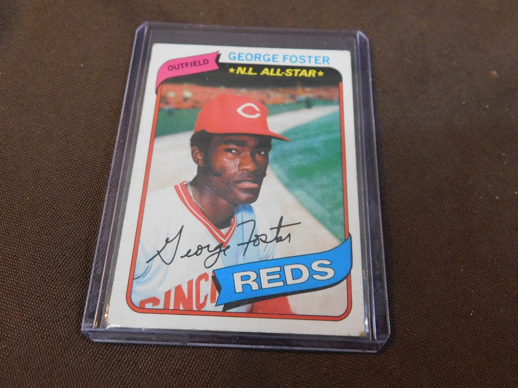 1980 Topps, George Foster Ball Card #400