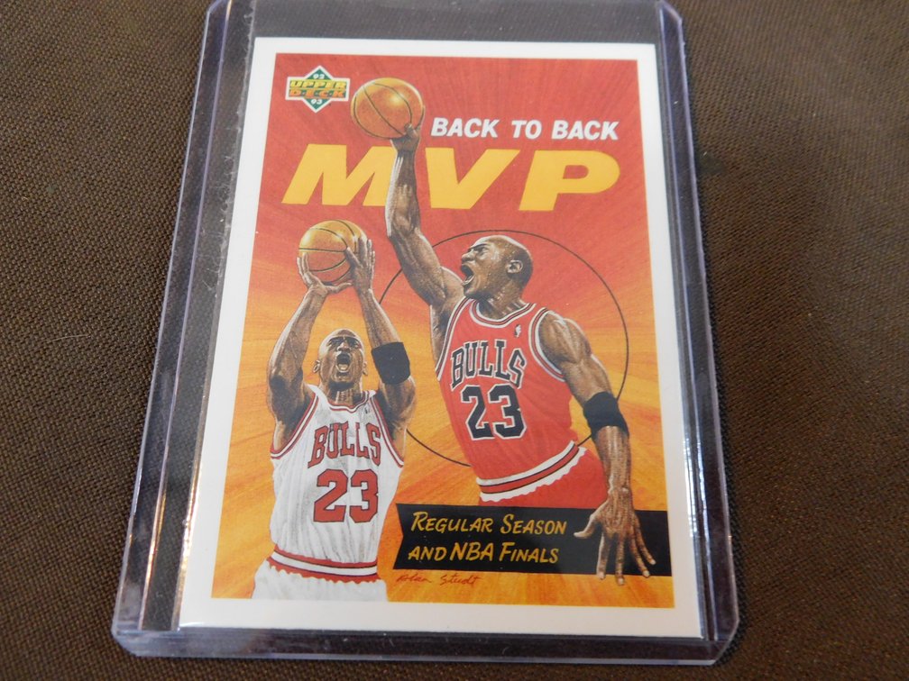 1992-93 Upper Deck, Michael Jordan MVP Card #67