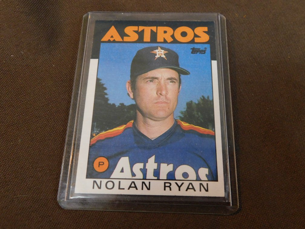 1986 Topps, Nolan Ryan Ball Card #100
