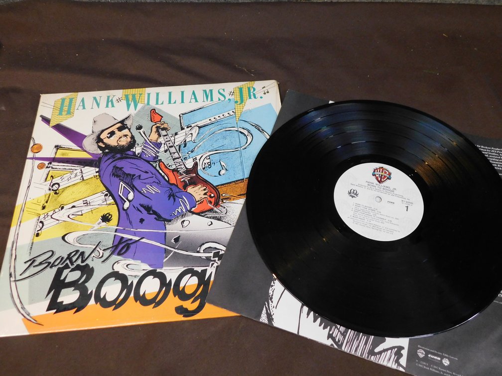 Hank Williams Jr. 33 Lp Album "Born To Boogie"