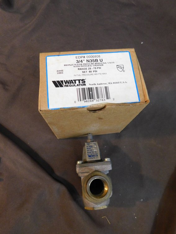 Watts Regulator N35B Pressure Reducing Valve Size 3/4"