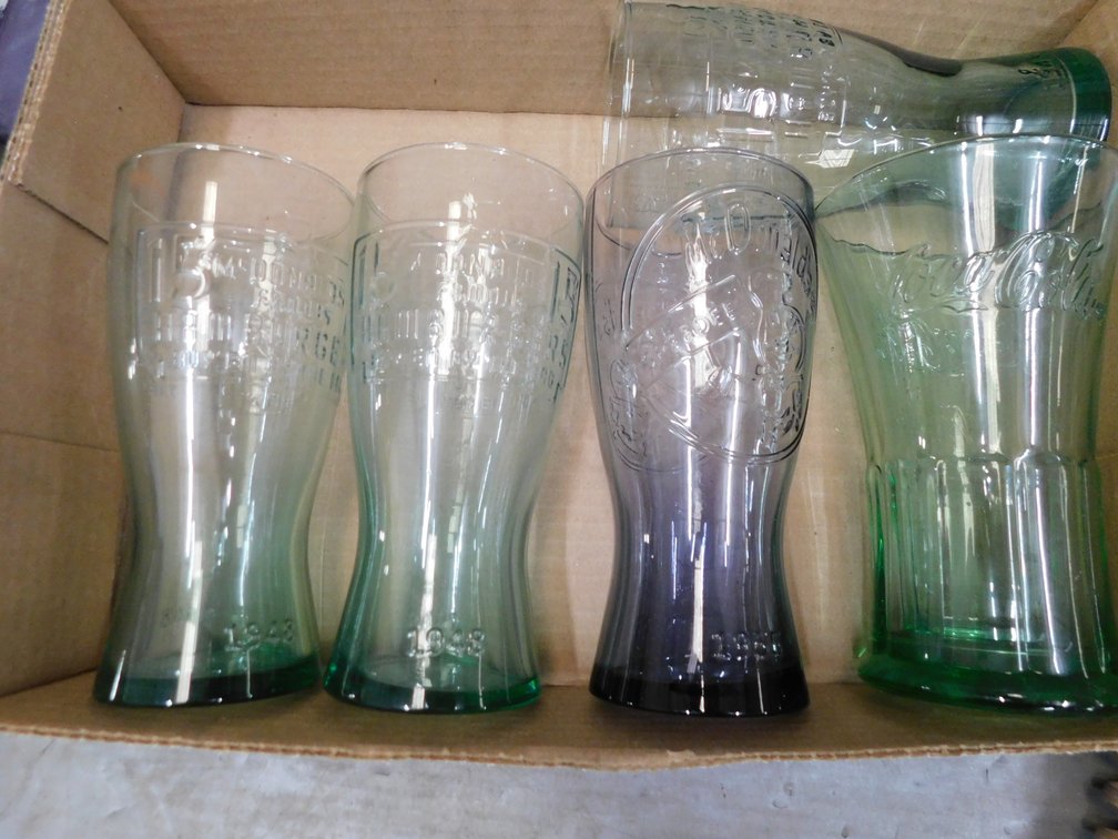 Coca-Cola Glass, McDonalds Glass Cups