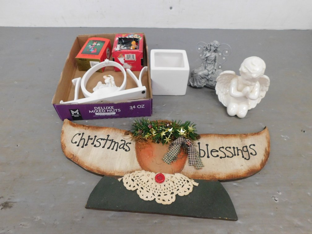 Ornaments, Nativity D\uFFFdcor, Christmas Blessing Wall Hanging, Snow Globe etc.