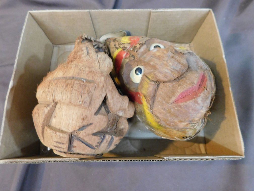 Two Coconut Characters