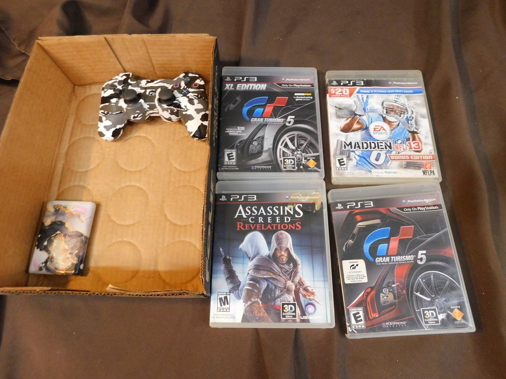 Four PS3 Video Games, Controller