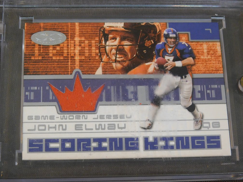 2001 Fleer, John Elway Game Worn Jersey Card