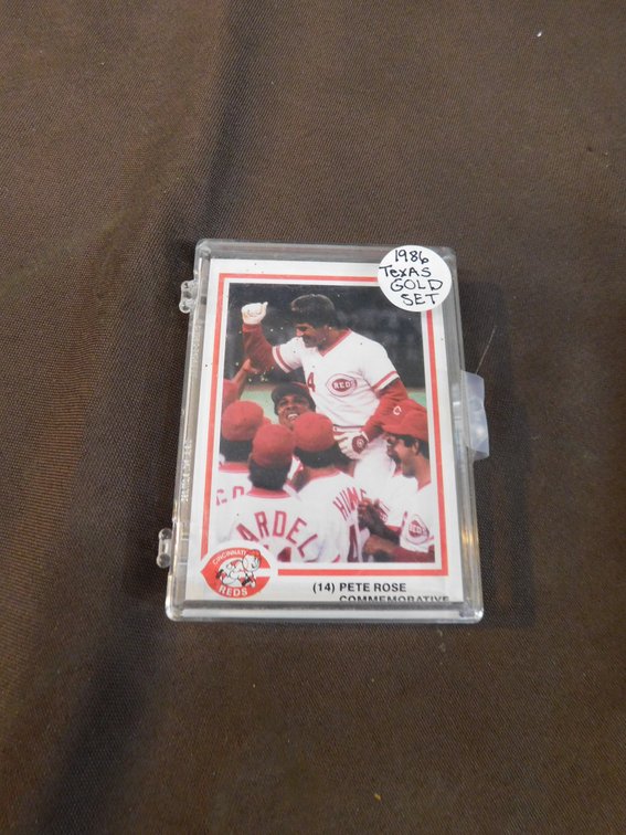 1986 Texas Gold Set, Cincinnati Reds