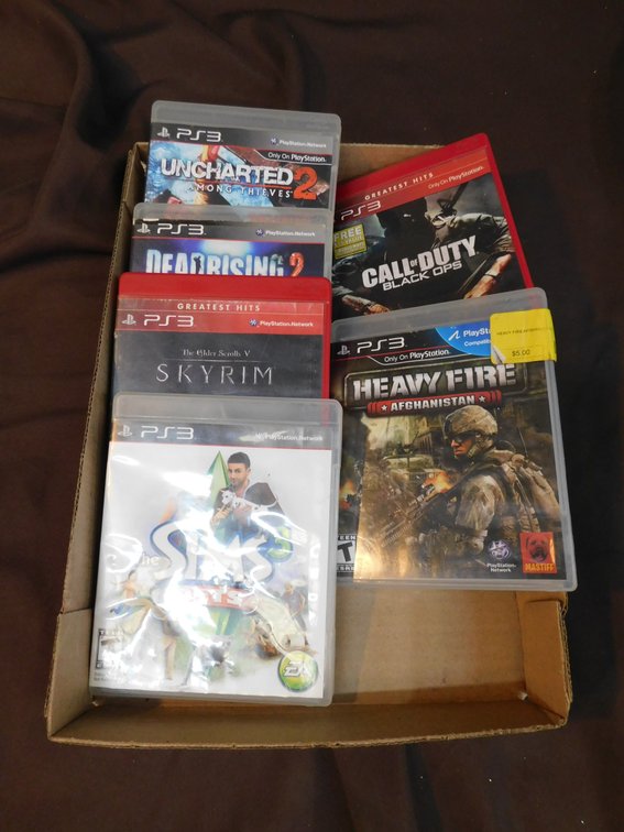 Six PS3 Video Games