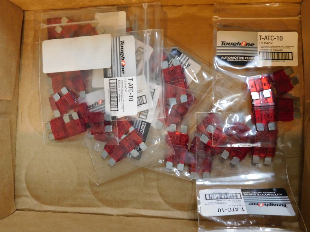 Lot of assorted ToughOne 10amp fuses
