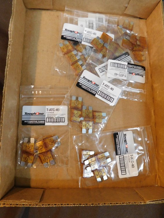 Lot of assorted ToughOne 40 amp fuses