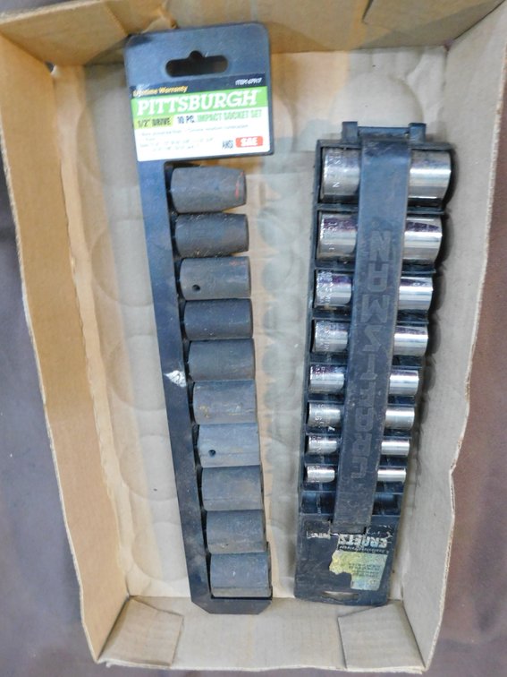 Pittsburgh Impact Sockets and Craftsman deep well sockets