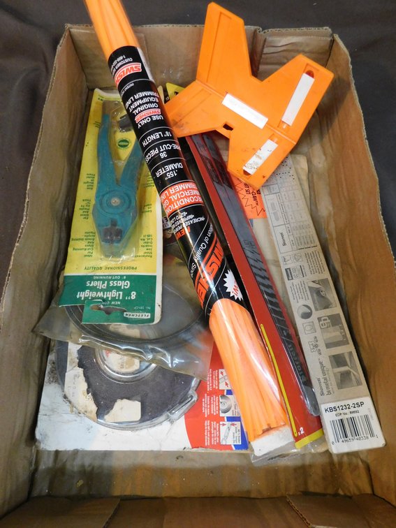 Lot of assorted tools and hardware