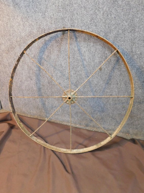 Vintage steel wheel 24in
