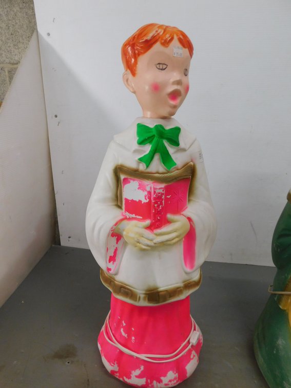 Empire Choir Boy Blow Mold 29 1/2" T