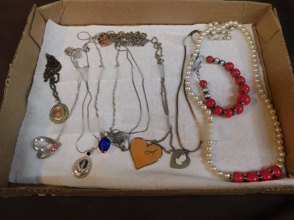 Lot of Assorted Costume Jewelry Necklaces, Bracelet
