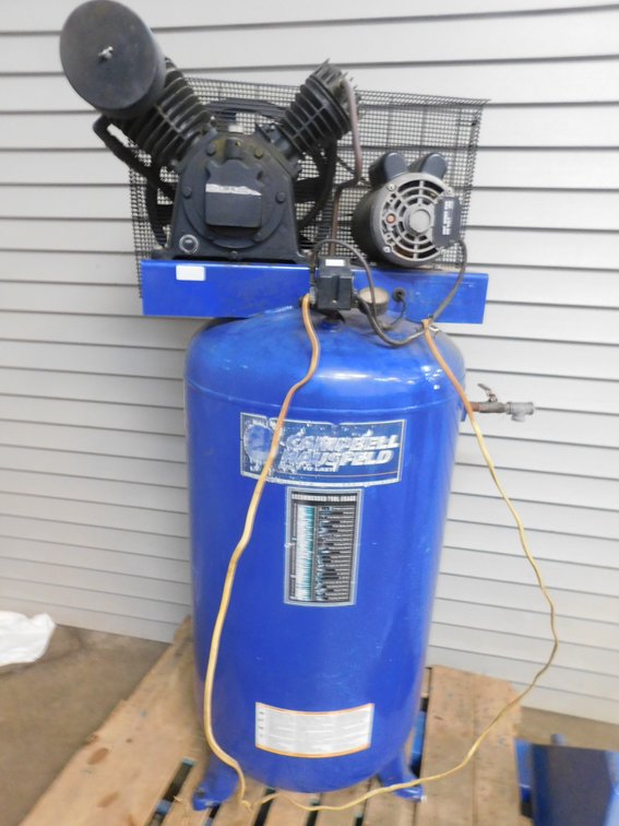 Campbell Hausfeld 80 Gal Air Compressor 4HP 175 PSI MAX, Owner States Runs