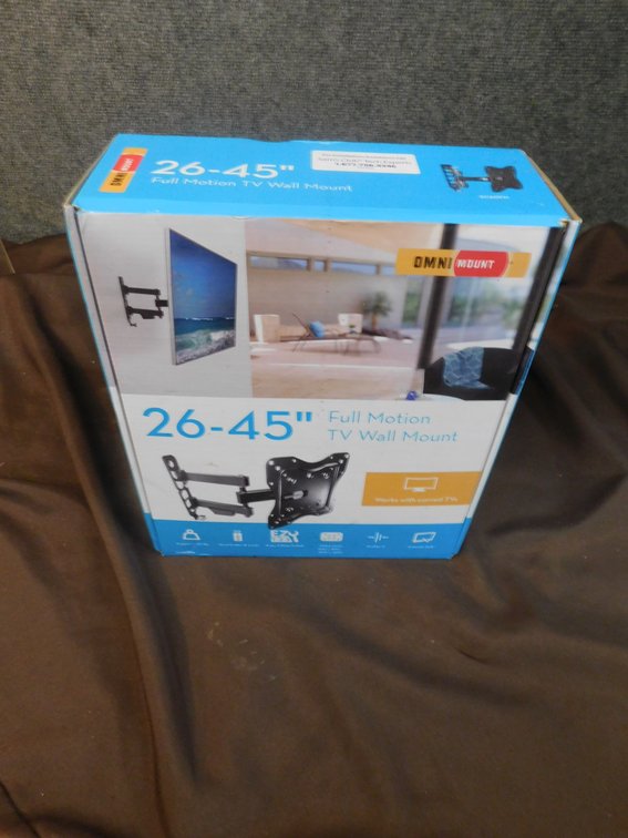 OmniMount 26-45" Full Motion TV Wall Mount, New