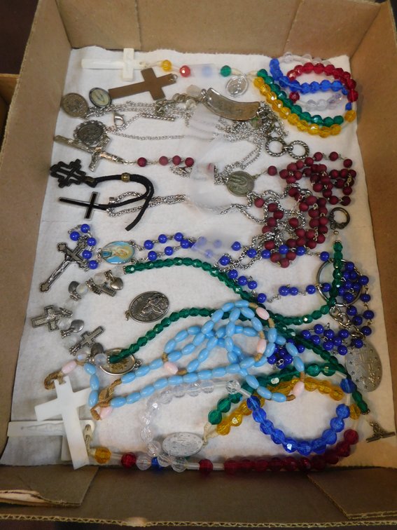 Lot with Assorted Religious Rosaries