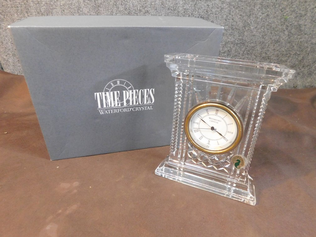 Waterford Crystal Clock 5 1/2" x 7 1/4" T