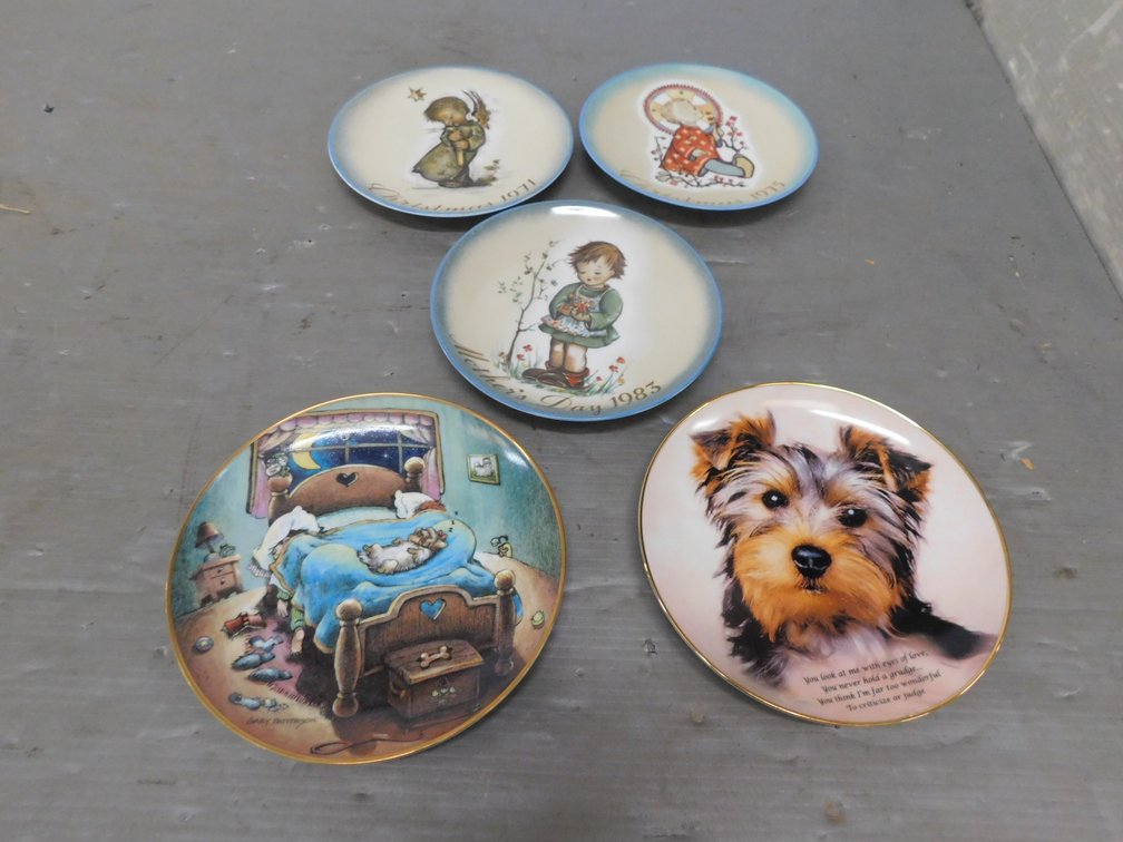 Five Collector Plates