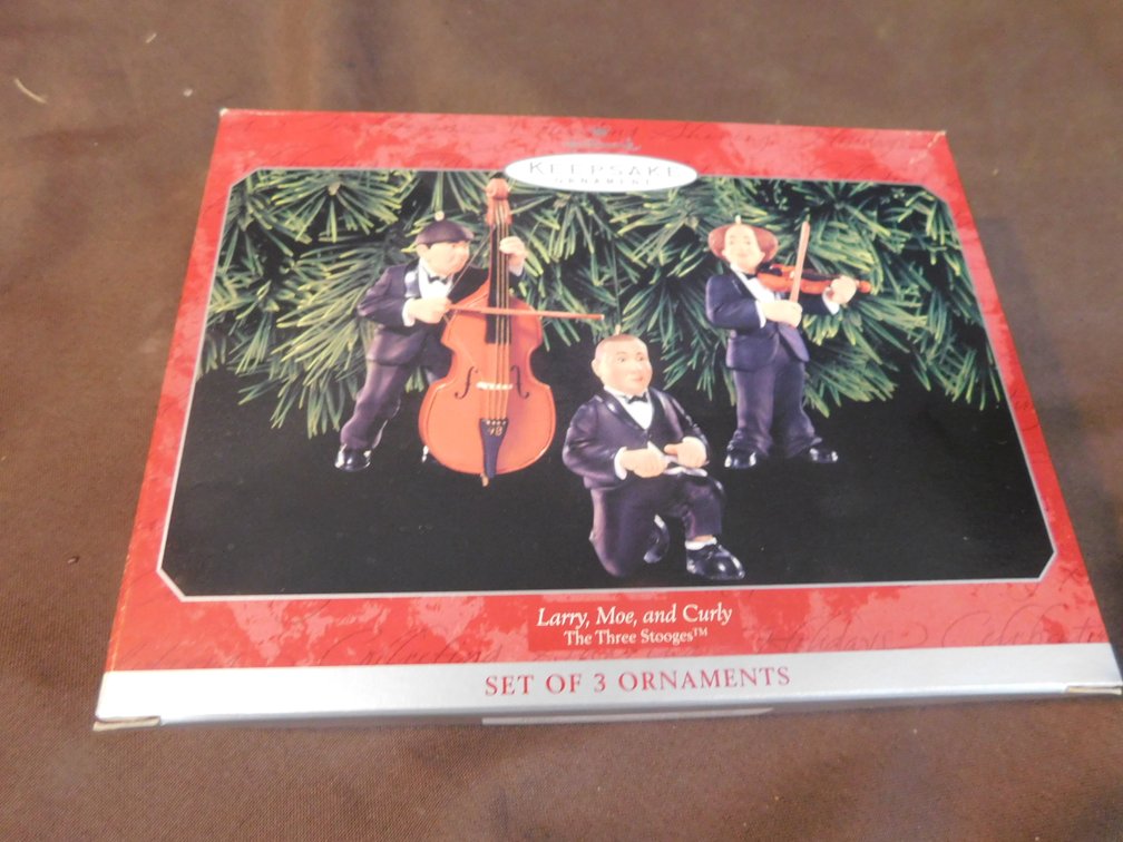 Hallmark Keepsake Ornament Larry, Moe, and Curly Ornaments
