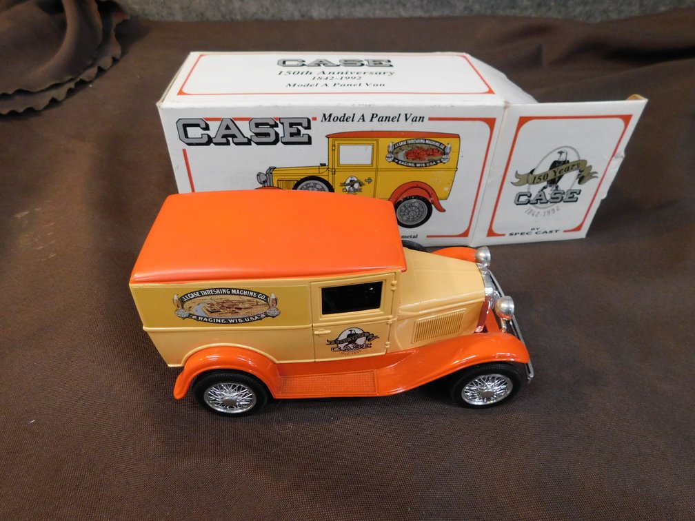 Case Model A Panel Van 1/25 Scale Die Cast Collectible Bank