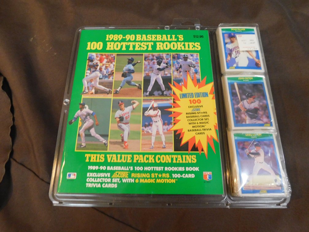 Collectible 1989-90 Baseballs 100 Hottest Rookies Value Pack